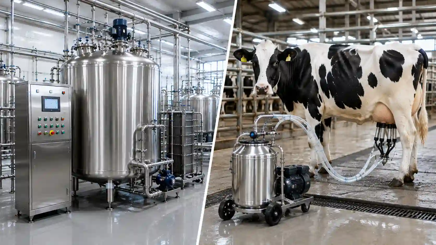 maquina pasteurizadora leche vs maquina ordeno