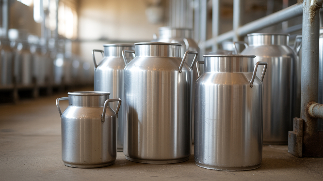 Stainless Steel Milk Cans The Best Dairy Equipment For Your Milk Handling Operations