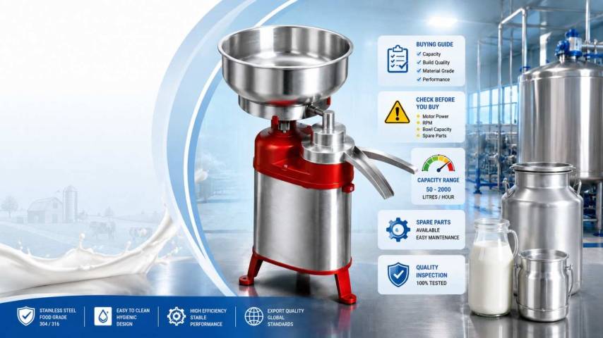 Common Mistakes to Avoid When Buying a Cream Separator Machine