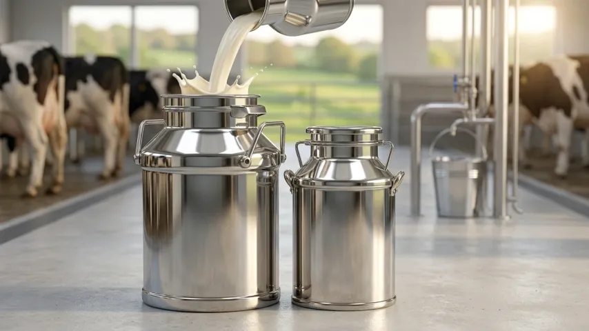 SS Milk Cans Improve Small Dairy Business Efficiency